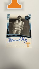 2006-07 Press Pass Legends Bernard King Blue Ink Auto Autograph Knicks