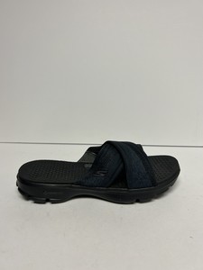 skechers go walk sandals black