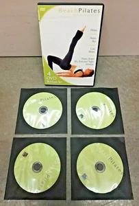Beach Pilates Motivational Workout 4 DVD Fitness Set Shelly McDonald - Picture 1 of 5