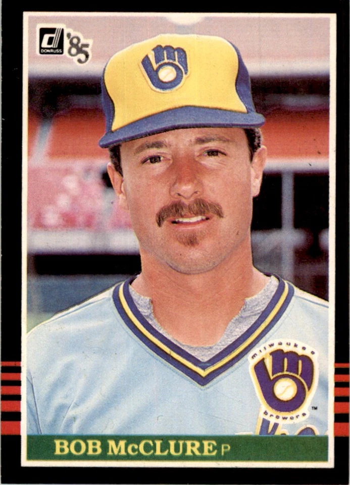 1985 Donruss Bob McClure Baseball Cards #536 - Image 1 of 2