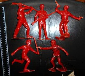 Nice collection of 5 big toys Hunters Trappers DZI 1980 15 cm high kt653 - Picture 1 of 8