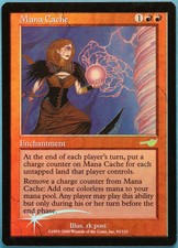 Mana Cache FOIL Nemesis NM Red Rare MAGIC GATHERING CARD (ID# 198530) ABUGames