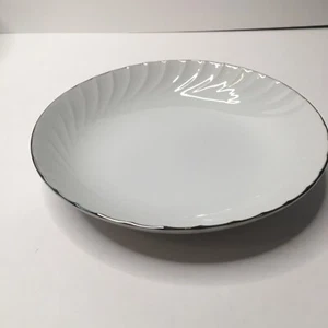 Norleans Estate weiß Wirbel Obst Dessert Suppe Sauce Salatschüssel 7 5/8"" - Bild 1 von 5