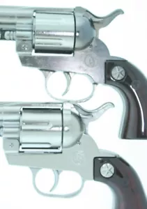 Cap Gun Revolver Die Cast Pistols PAIR of 2 Made in Spain 12shot - Picture 1 of 11