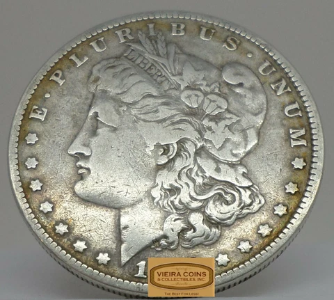 1878-1904 Random Year Morgan Silver Dollar VG to VF,  Lot of 1 (One) -#D5 Cover