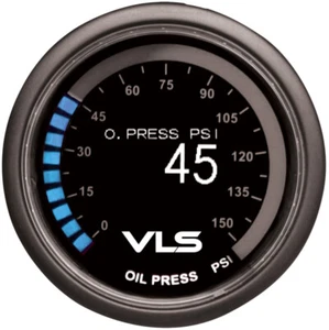 Manómetro de presión de aceite digital OLED Revel VLS 52 mm 0-150 PSI - Imagen 1 de 2