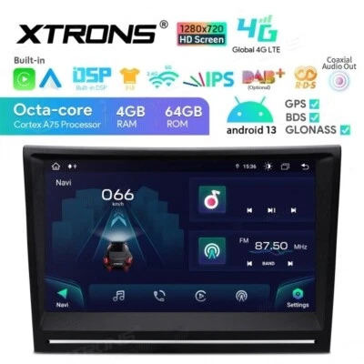 XTRONS 8" Android 13.0 Octa Core Autoradio GPS Navi für Porsche 911 997 Boxster - Bild 1 von 4