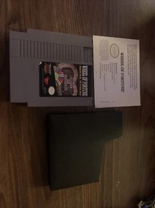 Wheel of Fortune (Nintendo Entertainment System, 1988) Game Manual & Sleeve Only - Picture 1 of 4