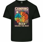 Camping Résout Plupart De My Problèmes Bière Résout Le Repos Homme Drôle T-Shirt
