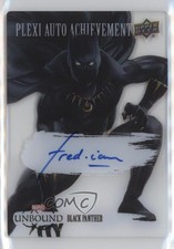 2022 Upper Deck Marvel Unbound Plexi Achievements Black Panther #P1 Auto 07np
