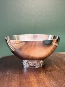 Silver plated silver bowl Denmark 326 Circa 1977 - Picture 1 of 9