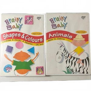 Brainy Baby Educational DVDs - Animals & Shapes and Colours - Picture 1 of 6