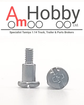 Tamiya 19801097/9801097 AROCS 3348/4151, 2 x 2x7mm Step Screw MG2 - Image 1 of 4