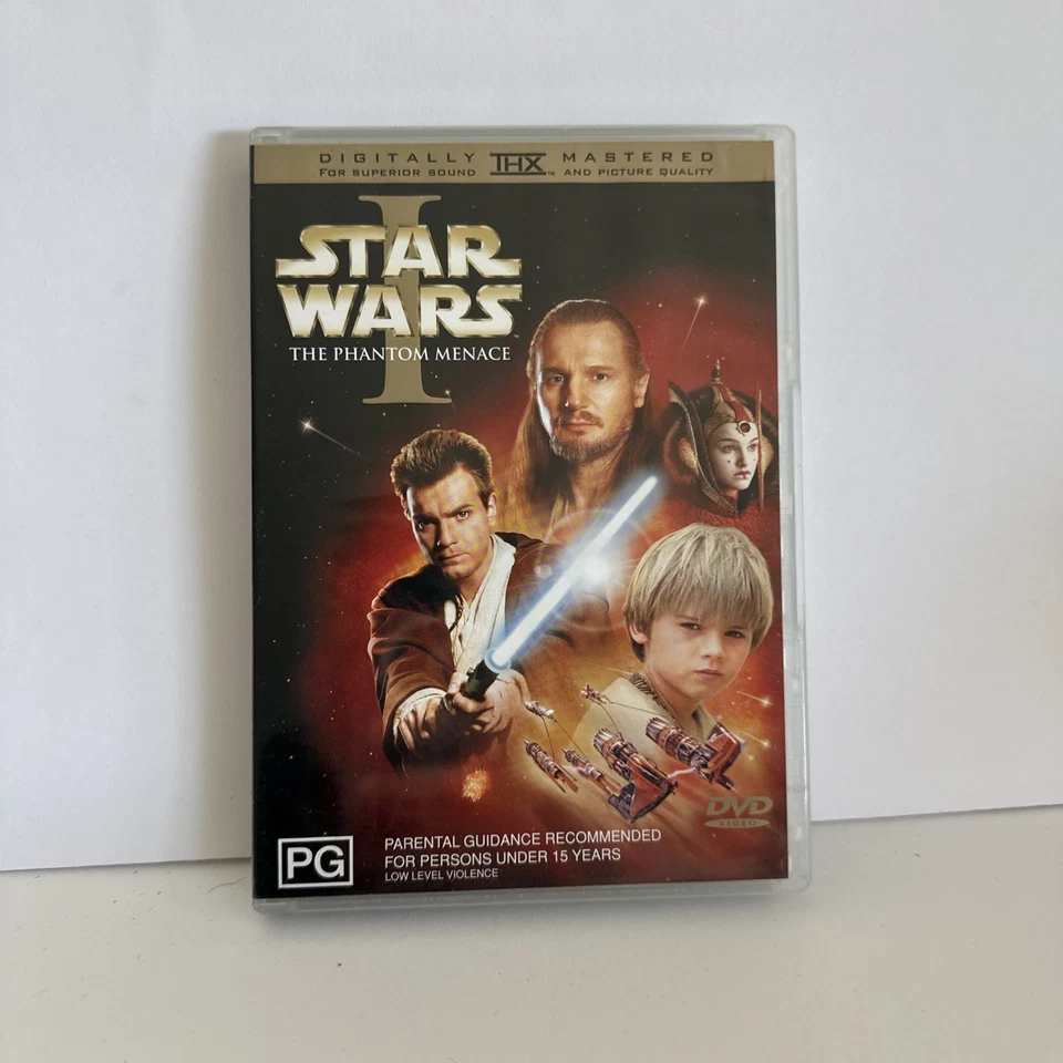 Star Wars I The Phantom Menace - DVD - Region 4 - VGC!! Free Shipping - image 1 of 1