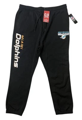 Pantalones deportivos negros nuevos con etiquetas NFL Miami Dolphins talla XXL Foto 1 de 4
