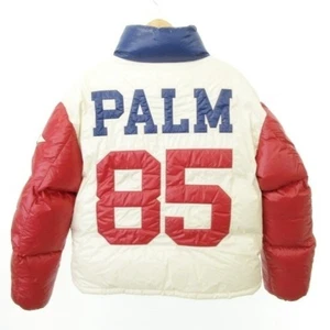 MONCLER Palm Angels 22AW Multicolor Star Logo Nylon Down Jacket M-L #EI BGA - Picture 1 of 9