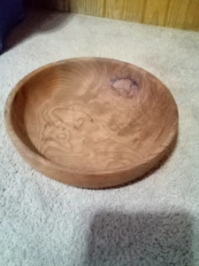 Neu Vintage California Redwood 11x3 Zoll Servierschüssel - Bild 1 von 6