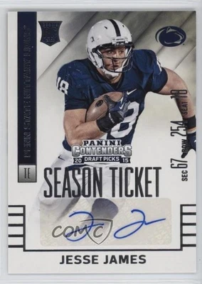 2015 Panini Contenders Draft Picks Auto Jesse James #197 Rookie Auto RC - Image 1 of 2