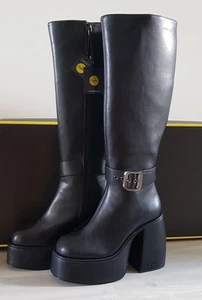 Buffalo Heart Boot Hi Buckle Black Gr. 41 Plateau Stiefel no T-24400 | Neu & OVP - Bild 1 von 13