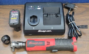 SNAP-ON CTR861 - 14.4V 3/8" Drive Cordless Ratchet + Battery & Charger - Picture 1 of 12