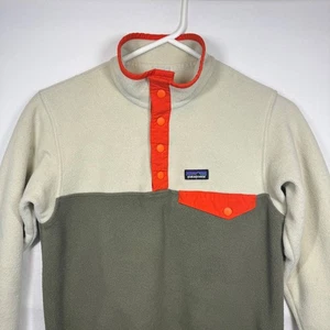 Patagonia Synchilla Fleece Pullover Colorblock Outdoor Top Kids Size Medium - Picture 1 of 12