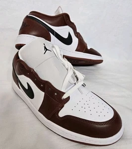 Nike Air Jordan 1 Low SE Shoes White Black Dark Pony HF3148-102 Men's Size 12 - Picture 1 of 10