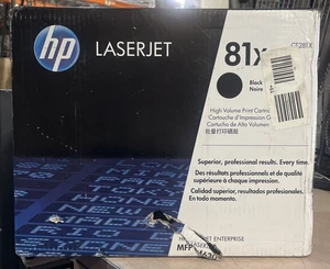 HP 81X CF281-00902 BLACK LASERJET TONER CARTRIDGE - Picture 1 of 5