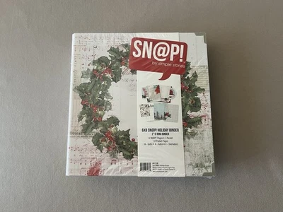 6 «X 8» SN@P Рождество 2 D кольцо переплет (8 страниц, 1 карман, 12 карманных страниц) новый - Изображение 1 из 4