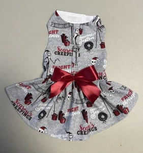 Hundekleidung Geschirr Kleid mit Schleife Größe 7 Small - Bild 1 von 1