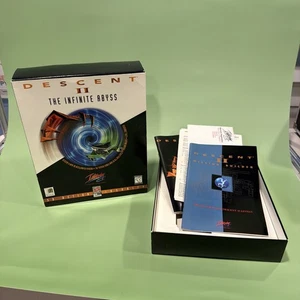 Descent II & The Infinite Abyss PC Big Box Only- Interplay Parallax - Picture 1 of 3