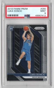 Luka Doncic Mavericks  2018-19 Panini Prizm #280 Rookie Card Rc PSA 9 Mint x412 - Picture 1 of 2