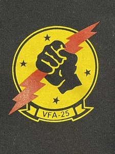 VFA-25 Hoodie schwarz Gr. M Navy Squadron - Bild 1 von 4