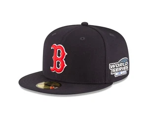 Cappello aderente Boston Red Sox New Era Cooperstown 2004 World Series 59FIFTY - Navy - Foto 1 di 7