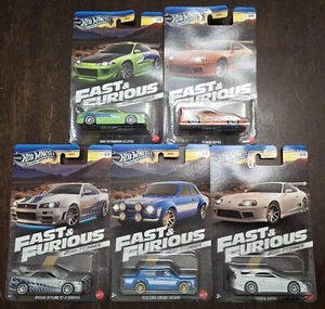 Hot Wheels 2024 Fast & Furious Brian O'Conner Series Set Skyline Supra Eclipse - Bild 1 von 2