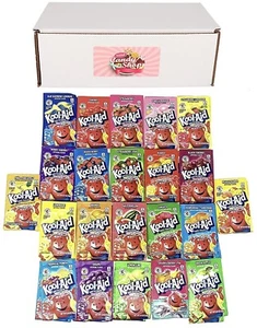 Kool-Aid Drink Mix Packets Variety Pack of 22 Flavors (2 of each , Total of 44) - Picture 1 of 3