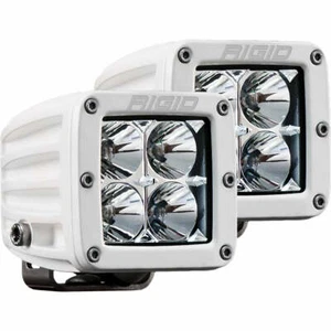 RIGID Industries D-Series PRO Hybrid-Flood LED - Pair - White - 602113 - Picture 1 of 3