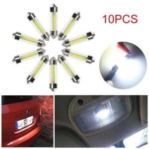 10x Ampoule C5W COB LED Lampe lumière de plaque d'immatriculation de voiture 12V - Afbeelding 1 van 8