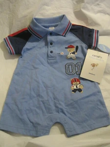 Carter Little Rookie One Piece Outfit~Newborn~New~Sports Football Baseball~LBDFB - Picture 1 of 8