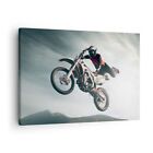 Canvas Print 70x50cm Wall Art Picture motor sport helmet Small Framed Artwork