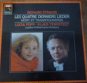 LUCIA POPP - KLAUS TENNSTEDT / R. STRAUSS Vier letze lieder .. / EMI - Picture 1 of 1
