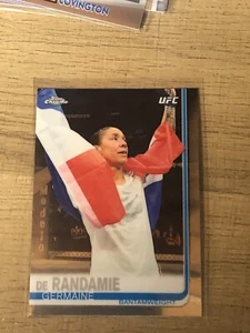 2019 Topps Chrome UFC #95 Germaine de Randamie peso gallo m15 - Foto 1 di 1