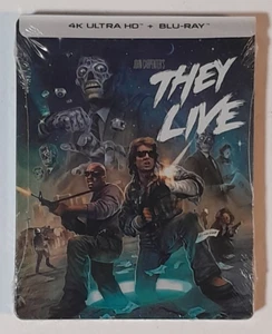 They Live 4K Ultra + Blu-ray Limited Edition Steelbook Scream Factory - Bild 1 von 2