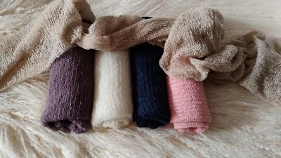 5 mantas envolventes para fotos de bebé para fotógrafo recién nacido mantas accesorios Foto 1 de 4