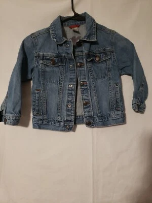 Chaqueta Vaquera Oshkosh B Gosh De Colección Diseño Interior Abotonada Con Bolsillos  Foto 1 de 4