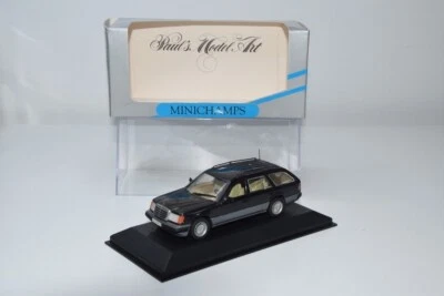 B2 1:43 MINICHAMPS 3310 MERCEDES-BENZ TD TURBO STATION WAGON 1991 NERO NUOVO ... - Immagine 1 di 4