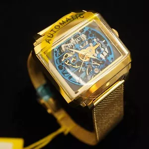 Invicta Objet D Art Automatic Skeleton Watch, Runs, Model 34380 - Free Ship USA - Picture 1 of 7