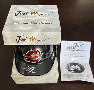 LASTINGS MILLEDGE Signed Auto Capital City Bombers Mini Helmet Mets Just Mem COA - Picture 1 of 3