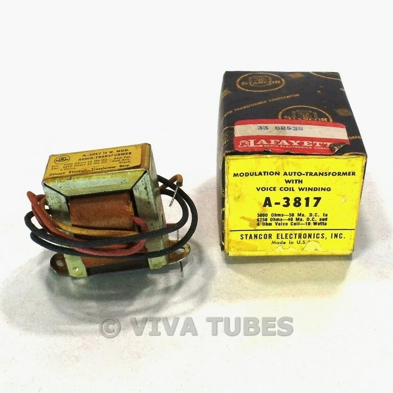 NOS NIB Stancor A-3817 Modulation Audio Output Tube Amp Transformer 10 Watt - Image 1 of 1