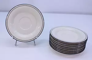 Juego de 9 platos platillos de piedra china Lenox de colección para los patrones negros de doble recorte - Imagen 1 de 7