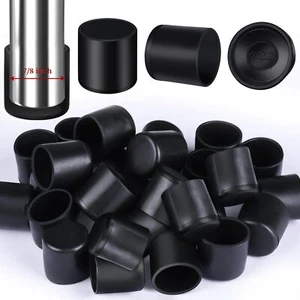 7/8" 32Pcs Rubber Chair Leg Caps - Chair Leg Floor Protectors, Rubber Furniture - Picture 1 of 7